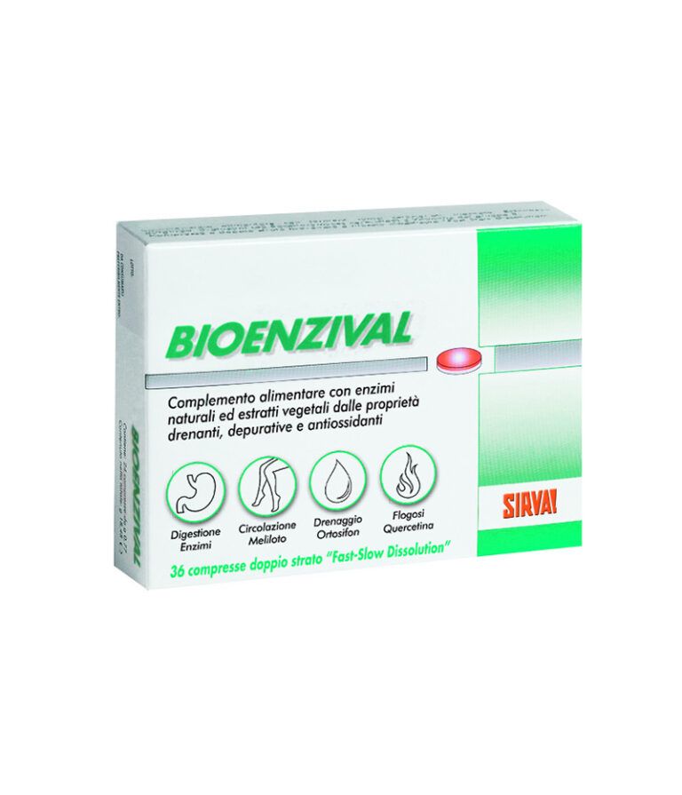 Integratore naturale BIOENZIVAL: detossificante drenante con bio-flavonoidi, enzimi e quercetina per il benessere femminile, ideale in gravidanza e menopausa.